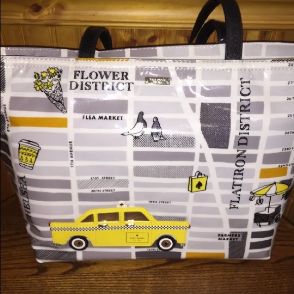 NWT KATE SPADE NOUVEAU YORK NEW YORK FRANCIS TOTE - Picture 5 of 8